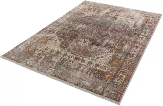 Ковер из коллекции SCHNER LIVING "Mystik 215", прямоугольный, винтажный восточный вид, гостиная SCHNER WOHNEN-KOLLEKTION 133х185 см, цвет bunt