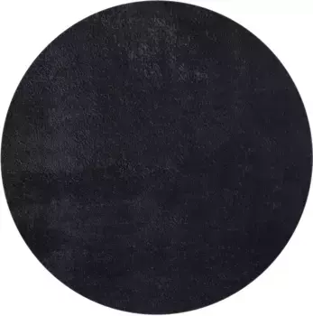 Ковер из мериноса "Loft 37", круглый ковер из искусственного меха, особенно мягкий и приятный на ощупь, на ощупь Merinos 120 см, черный