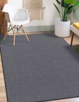 Ковер из мериноса "Mix Art 180", прямоугольный, прочный ковер с коротким ворсом и фетровой изнанкой, для всех помещений Merinos 140х200 см, цвет anthrazit