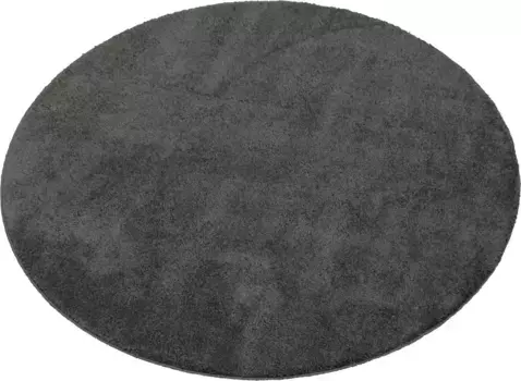 Ковер из мериноса "Montana", круглый, для гостиной Merinos 120 см, цвет anthrazit