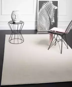 Ковер из мериноса "Montana", прямоугольный, короткий ворс, однотонный, особенно мягкий Merinos 160х230 см, цвет creme