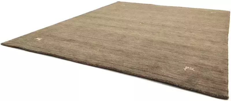 Ковер из шерсти моргенланда "GABBEH SAHARA", прямоугольный, чистая новая шерсть, однотонный животный мотив, гостиная Morgenland 40х60 см, коричневый