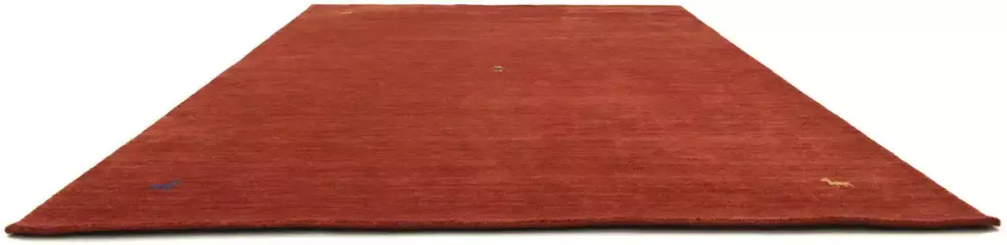 Ковер из шерсти моргенланда "GABBEH SAHARA", прямоугольный, чистая новая шерсть, однотонный животный мотив, гостиная Morgenland 250х350 см, красный