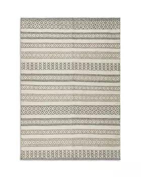 Ковер из ткани с геометрическим узором Coincasa, бежевый