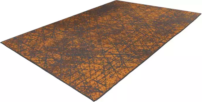 Ковер Kayoom "Kalevi 200", прямоугольный, плоского плетения 120х170 см, цвет orange