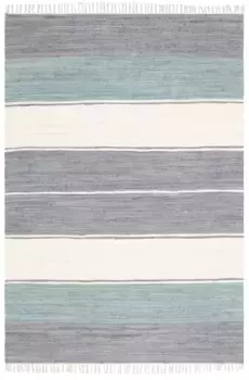 Ковер Lttenhtt "Paula", прямоугольный, сотканный вручную, двусторонний, двусторонний, с бахромой 160х230 см, цвет anthrazit