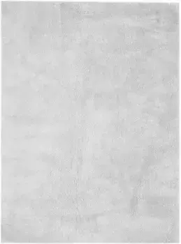 Ковер Lttenhtt с высоким ворсом "Carla", прямоугольный, очень мягкий, ковер пастельных тонов 80х150 см, цвет silbergrau