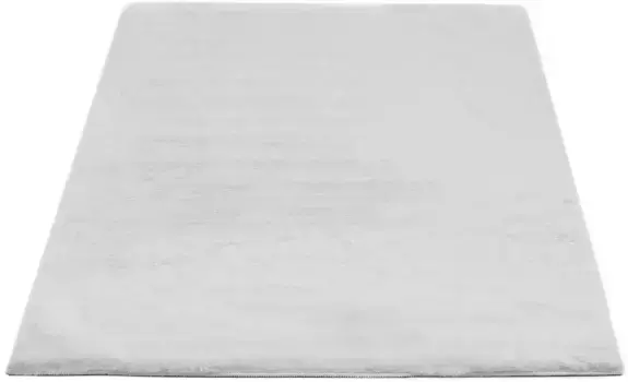 Ковер LUXOR из живого меха "Novara", прямоугольный, искусственный мех, ощущение кроличьего меха, особенно мягкий глубокий ворс LUXOR living 120х170 см, белый