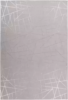 Ковер me gusta "Bijou 125", прямоугольный, с блестящим эффектом, мягкий ворс, гостиная, спальня 160х230 см, цвет silberfarben/taupe