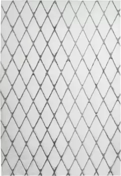 Ковер me gusta "Vivica 200", прямоугольный, особенно мягкий благодаря микрофибре, для гостиной 160х230 см, антрацит/белый