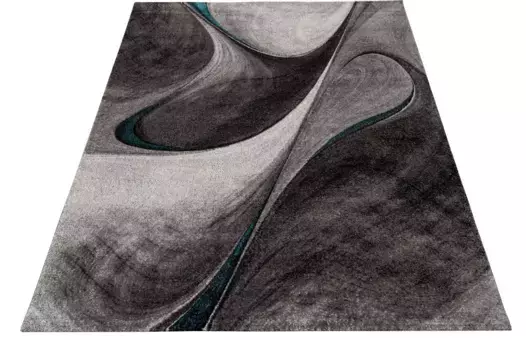 Ковер меринос "Brilliance 662", прямоугольный, гостиная Merinos 120х170 см, серый/синий