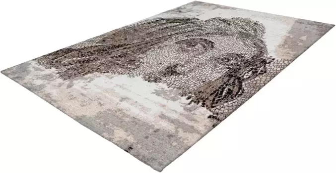 Ковер мой дом "Майра", прямоугольный, для гостиной My home 80х150 см, серо-коричневый