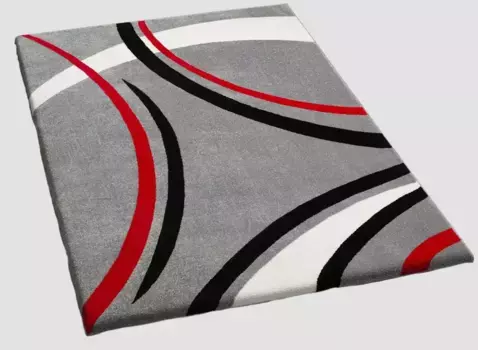 Ковер мой домашний "Delicia", прямоугольный, современный дизайн, гостиная My home 60х110 см, цвет silberfarben