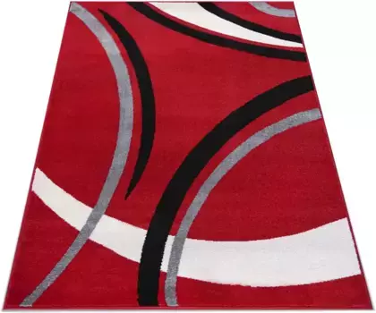 Ковер мой домашний "Delicia", прямоугольный, современный дизайн, гостиная My home 160х230 см, красный