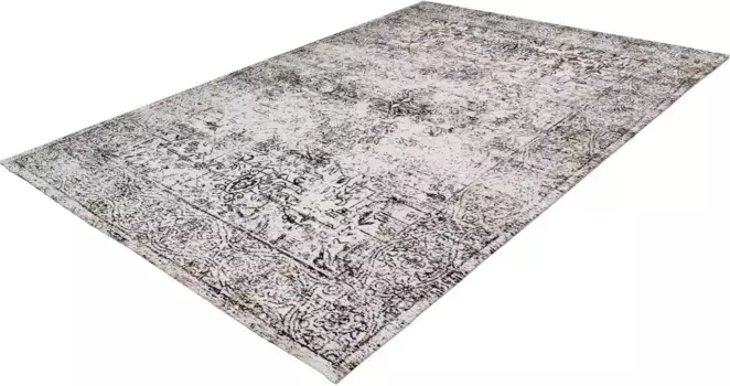 Ковер мой домашний "Мюриэль", прямоугольный, для гостиной My home 120х170 см, антрацит/кремовый