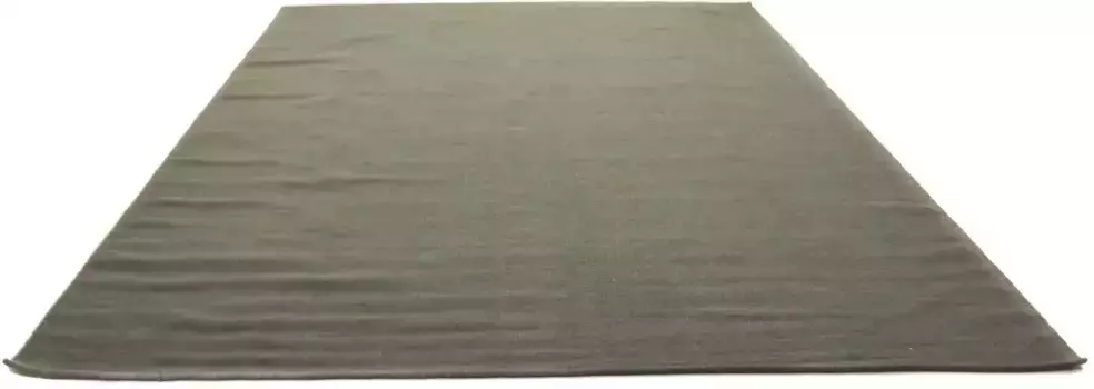 Ковер Morgenland из шерсти "KELIM FANCY UNI", прямоугольный, чистая шерсть, двусторонний, однотонный, однотонный, для гостиной 200х300 см, серый