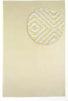 Ковер Morgenland "Runner Indoor & Outdoor - Alef - бирюзовый", прямоугольный, подходит для использования внутри и снаружи помещений 80х200 см, цвет Gelb