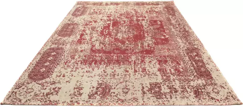 Ковер Morgenland "VINTAGE LAGOON", прямоугольный, ручная работа, шебби-шик, гостиная 120х180 см, красный