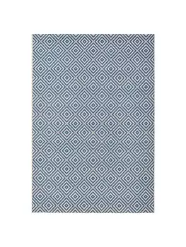 Ковер NORTHRUGS, цвет in/ & outdoor teppich karo blau/creme