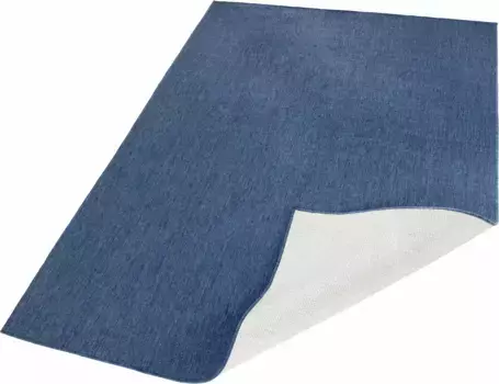 Ковер NORTHRUGS "Miami", прямоугольный, для внутреннего и наружного использования, устойчивый к атмосферным воздействиям, для балкона, сада, гостиной, водонепроницаемый 80х150 см, синий