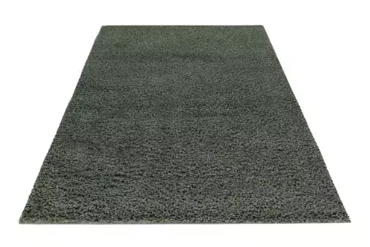 Ковер Obsession мохнатый "My Twist 215", прямоугольный, особенно мягкий, блестящий, для гостиной 80х150 см, цвет jade