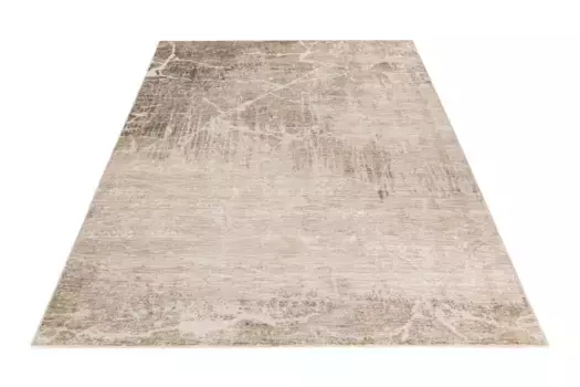 Ковер Obsession "My Everest 427", прямоугольный, современный мраморный дизайн, с бахромой, винтажный дизайн 160х230 см, бежевый