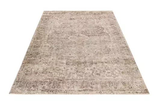 Ковер Obsession "My Everest 429", прямоугольный, восточный вид, с бахромой, винтажный дизайн, гостиная, спальня 140х200 см, бежевый