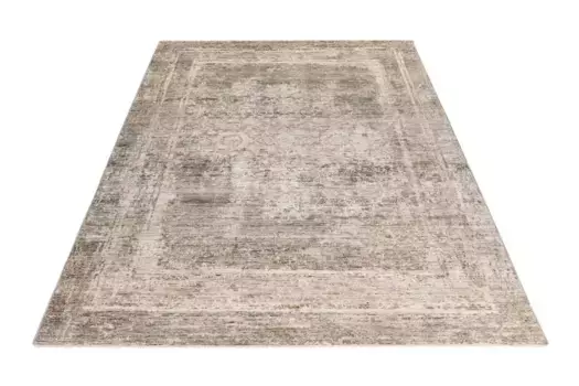 Ковер Obsession "My Everest 431", прямоугольный, восточный вид, с бахромой, винтажный дизайн, гостиная, спальня 60х110 см, серый