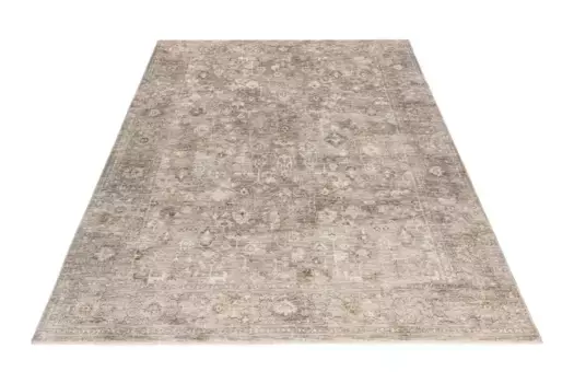 Ковер Obsession "My Everest 435", прямоугольный, восточный вид, с бахромой, винтажный дизайн, гостиная, спальня 60х110 см, серый