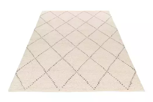 Ковер Obsession "My Freya 272", прямоугольный, ковер ручной работы, ромбовидный узор, 80% шерсть, ручная работа 120х170 см, цвет cream