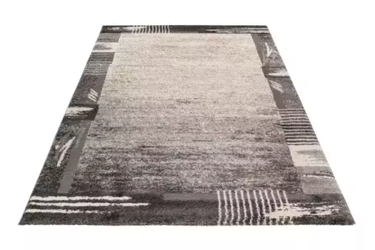 Ковер Obsession "My Frisco 284", прямоугольный, крапчатый, с современной каймой, гостиная, спальня 160х230 см, серый