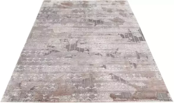 Ковер Obsession "My Jewel of Obsession 955", прямоугольный, из материала особой плотности, идеально подходит для гостиной и спальни 80х150 см, серо-коричневый