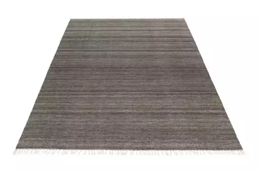Ковер Obsession "My Nador 565", прямоугольный, крапчатый, с бахромой, подходит для использования внутри и снаружи помещений 160х230 см, цвет anthrazit