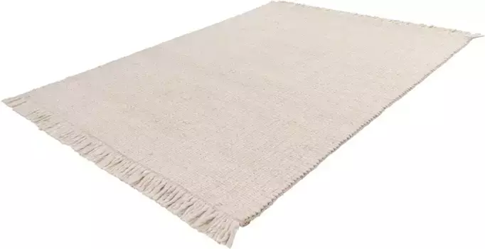 Ковер Obsession шерстяной "My Eskil 515", прямоугольный, ковер ручной работы, крапчатый, чистая шерсть, ручная работа, с бахромой 80х150 см, цвет cream