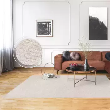 Ковер Paco Home "Barcelona 610", прямоугольный, короткий ворс, крапчатый, прочное качество, гостиная 240х330 см, цвет Creme