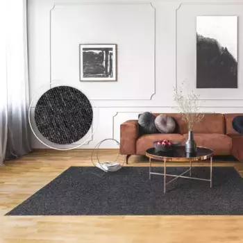 Ковер Paco Home "Barcelona 610", прямоугольный, короткий ворс, крапчатый, прочное качество, гостиная 240х330 см, цвет Anthrazit