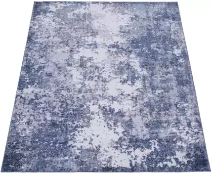 Ковер Paco Home "Catania 841", прямоугольный, короткий ворс, современный дизайн, идеально подходит для гостиной и спальни 200х280 см, синий