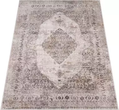 Ковер Paco Home "Foggia 779", прямоугольный, короткий ворс, восточный стиль, винтажный дизайн 160х220 см, серый