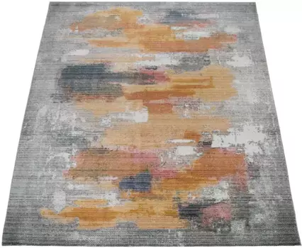 Ковер Paco Home "Harnuba 755", прямоугольный, короткий ворс, современный абстрактный мотив, стираный вид, гостиная 160х230 см, цвет mehrfarbig