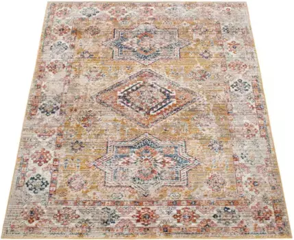 Ковер Paco Home "Herbete 732", прямоугольный, короткий ворс, восточный стиль, винтажный дизайн 60х100 см, цвет gelb