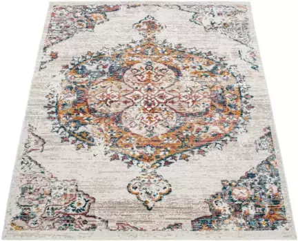 Ковер Paco Home "Herbete 733", прямоугольный, короткий ворс, восточный стиль, винтажный дизайн 80х150 см, цвет cream