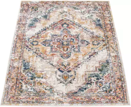 Ковер Paco Home "Herbete 735", прямоугольный, короткий ворс, восточный стиль, винтажный дизайн, гостиная 140х200 см, цвет mehrfarbig