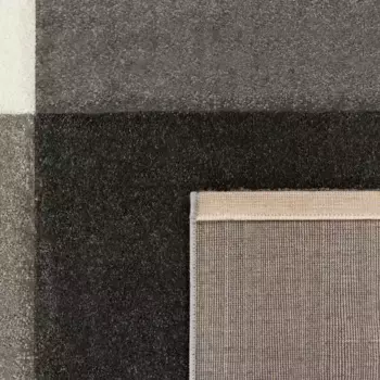 Ковер Paco Home "Lara 235", прямоугольный, короткий ворс, современный дизайн, пастельные тона, с контурным вырезом 60х110 см, розовый