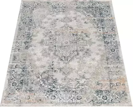 Ковер Paco Home "Mabella 494", прямоугольный, плоского переплетения, восточный вид, винтажный дизайн, подходит для использования внутри и снаружи помещений 200х280 см, синий