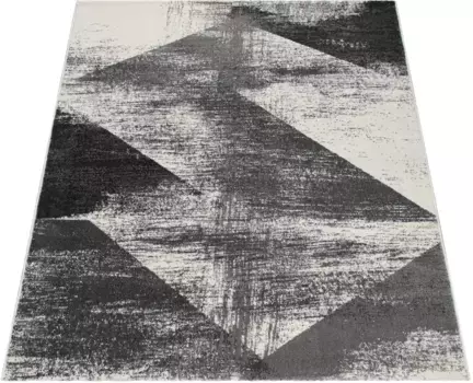 Ковер Paco Home "Mero 102", прямоугольный, короткий ворс, современный дизайн, пастельные тона, эффект поношенности 120х170 см, цвет anthrazit