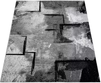 Ковер Paco Home "Mondial 103", прямоугольный, короткий ворс, современный абстрактный дизайн 120х170 см, серый