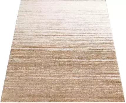 Ковер Paco Home "Mondial 111", прямоугольный, с коротким ворсом, тонким полосатым рисунком, идеально подходит для гостиной и спальни 80х150 см, цвет creme