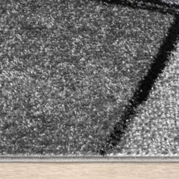 Ковер Paco Home "Mondial 113", прямоугольный, короткий ворс, современный абстрактный дизайн 60х100 см, серый