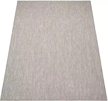 Ковер Paco Home "Napoli 777", прямоугольный, плоского плетения, в крапинку, подходит для использования внутри и снаружи помещений, гостиная 120х160 см, серый