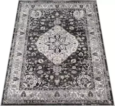 Ковер Paco Home "Pescara 333", прямоугольный, короткий ворс, восточный стиль, винтажный дизайн 160х220 см, черный